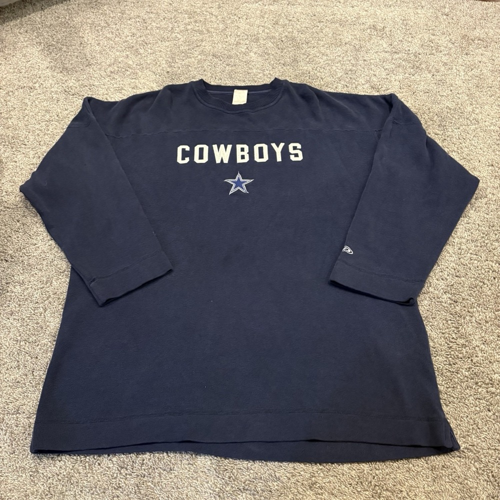 Vintage Dallas Cowboys Sweatshirt Men Large Pro Player Football Sweater Pullover